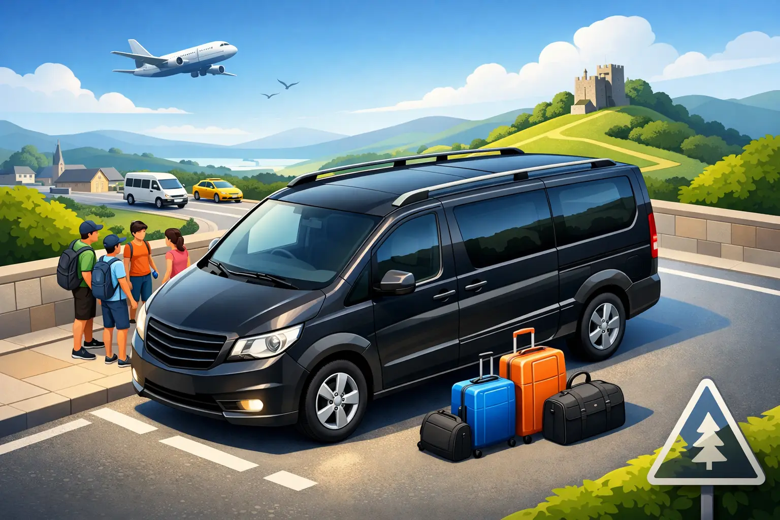 8 Seater Taxi Bodmin for Group Travel