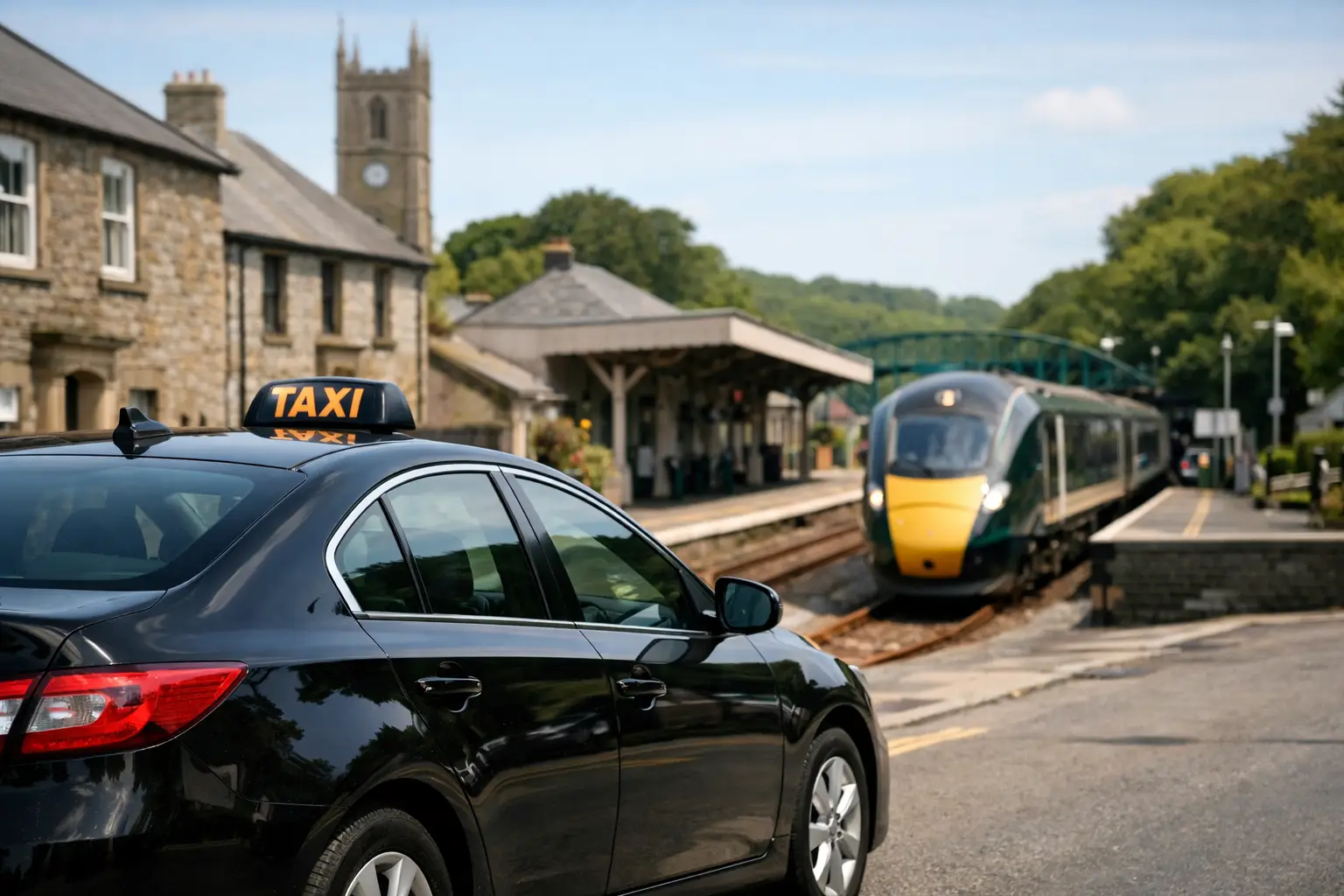 Taxi from Bodmin to Bodmin Parkway